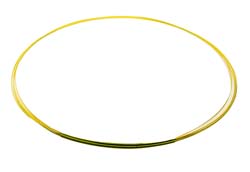 Halsreif mehrfädig 24 ct-goldauflage