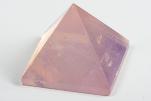 Rosenquarzpyramide 40x40x40 mm