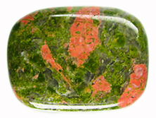 Epidot-Unakit A+ ohne Lochung [ca.8x30x40 mm]