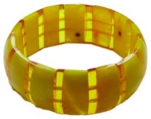 Armband Naturbernstein 17x30mm, Umfang 19cm