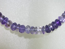 Iolith/Cordierit Button facettiert 3x5 mm