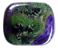 Azurit-Malachit natur A+ ohne Lochung [ca.8x25x30 mm]