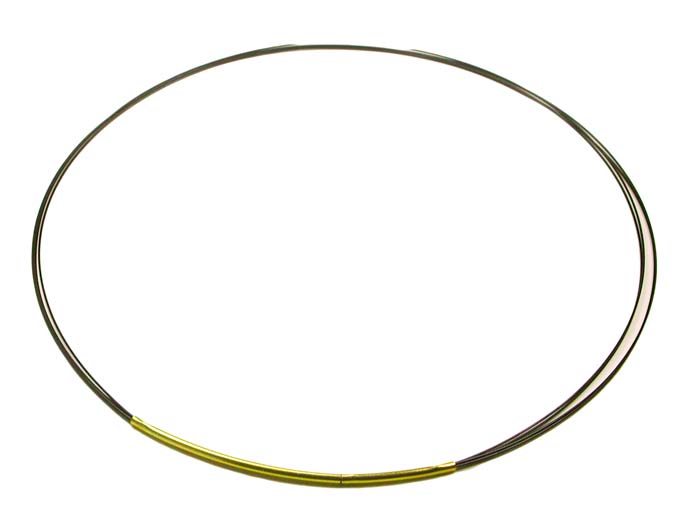 Halsreif mehrfädig schwarz