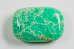 Chrysopras A+ mit Lochung  [ca.8x20x30 mm]