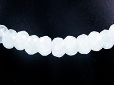 Aquamarin AA Button facettiert