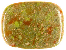 Epidot-Unakit (Nundorit) A+ mit Lochung [ca.8x30x40 mm]