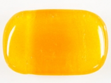 Calcit Orange A+ mit Lochung [ca.8x20x30 mm]