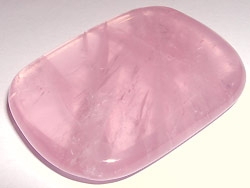 Rosenquarz A+ ohne Lochung [ca.8x30x40 mm]