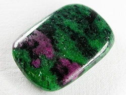 Zoisit-Rubin A+ ohne Lochung [ca.8x30x40 mm]