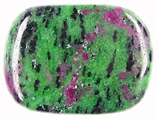 Zoisit-Rubin A+ ohne Lochung [ca.8x30x40 mm]