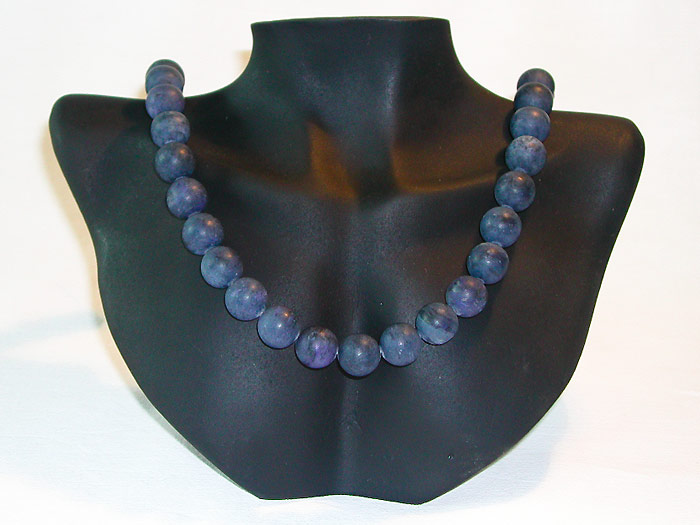 Dumortierit Kugeln matt Ø 12 mm