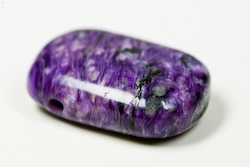 Charoit A+ mit Lochung  [ca.8x20x30 mm]