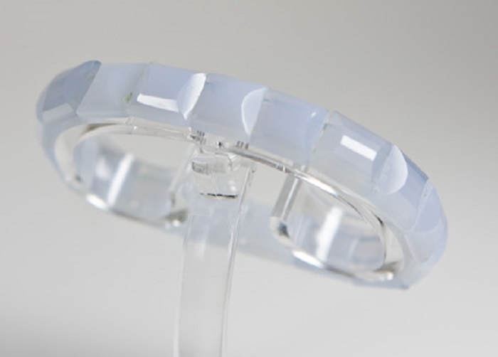 Armband Chalcedon A+,Umfang 18 cm