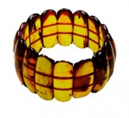 Armband Naturbernstein 12x30-40mm, Umfang 19cm