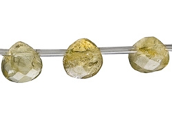 Citrin Tropfen facettiert 6x9 mm