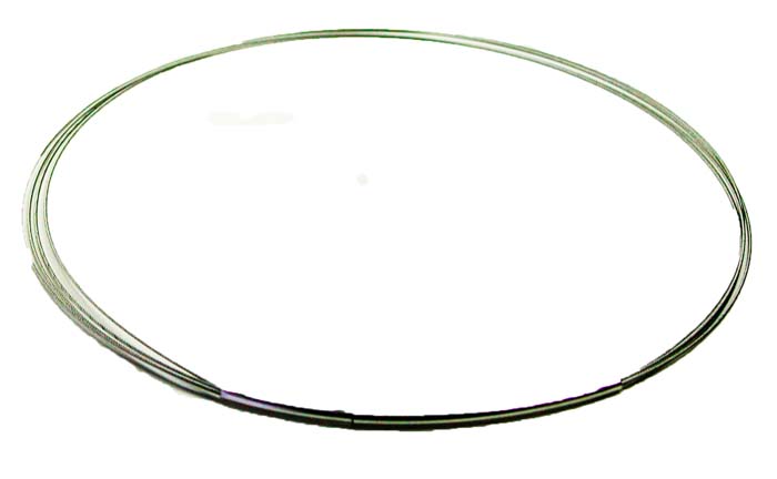 Halsreif mehrfädig silberfarbig