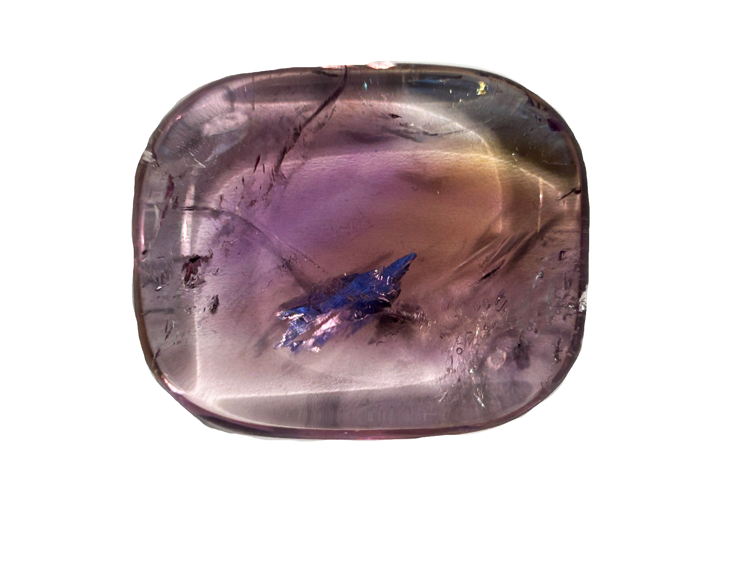 Ametrin A+ ohne Lochung [ca.8x25x30 mm]