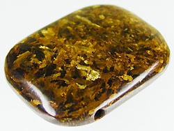 Bronzit A+ mit Lochung [ca.8x30x40 mm]