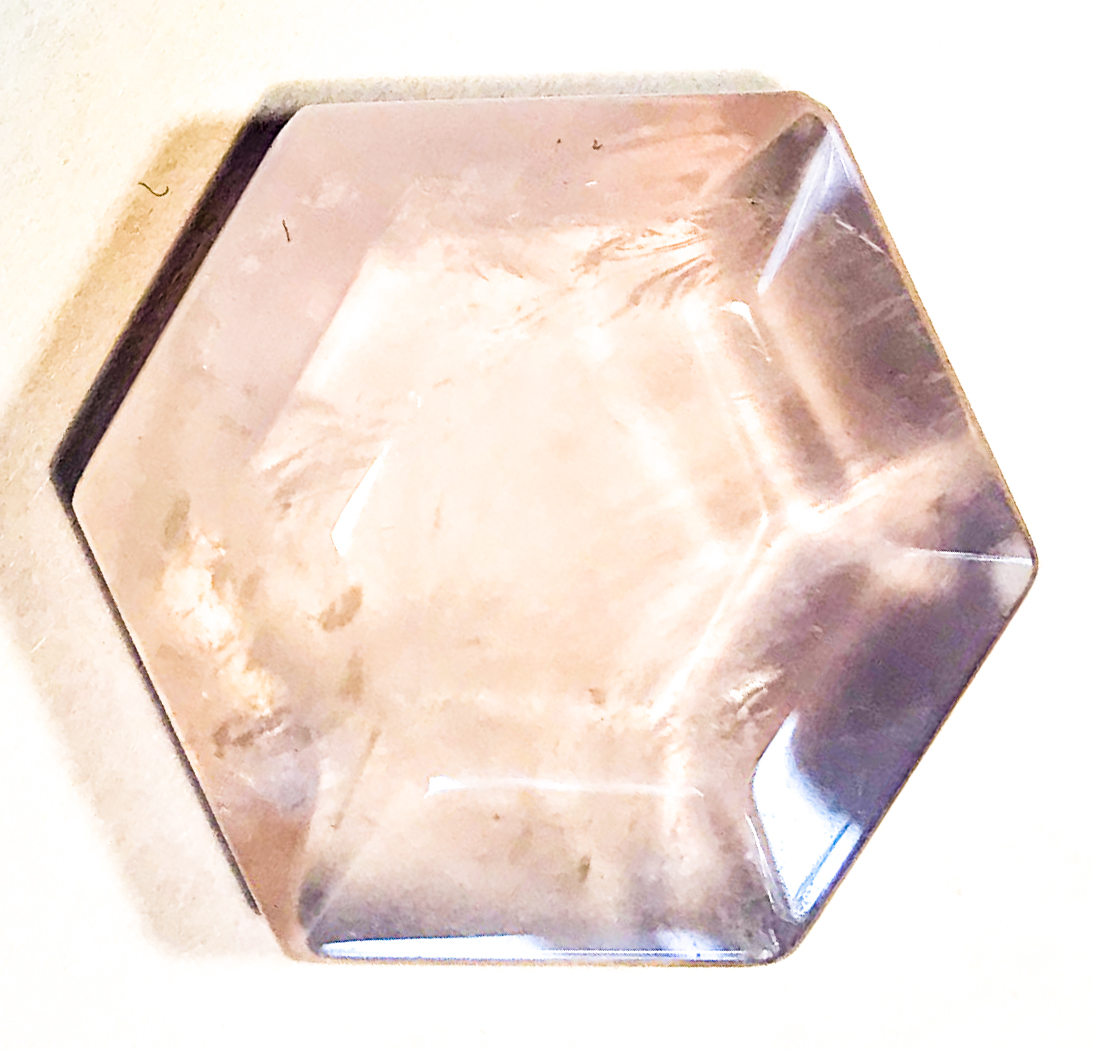 Feenstein Rosenquarz 14x40 mm