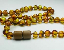 Babykettchen Naturbernstein mit Sicherheitsverschluss