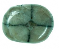 Chiastolith A+ mit Lochung [ca.8x20x30 mm]