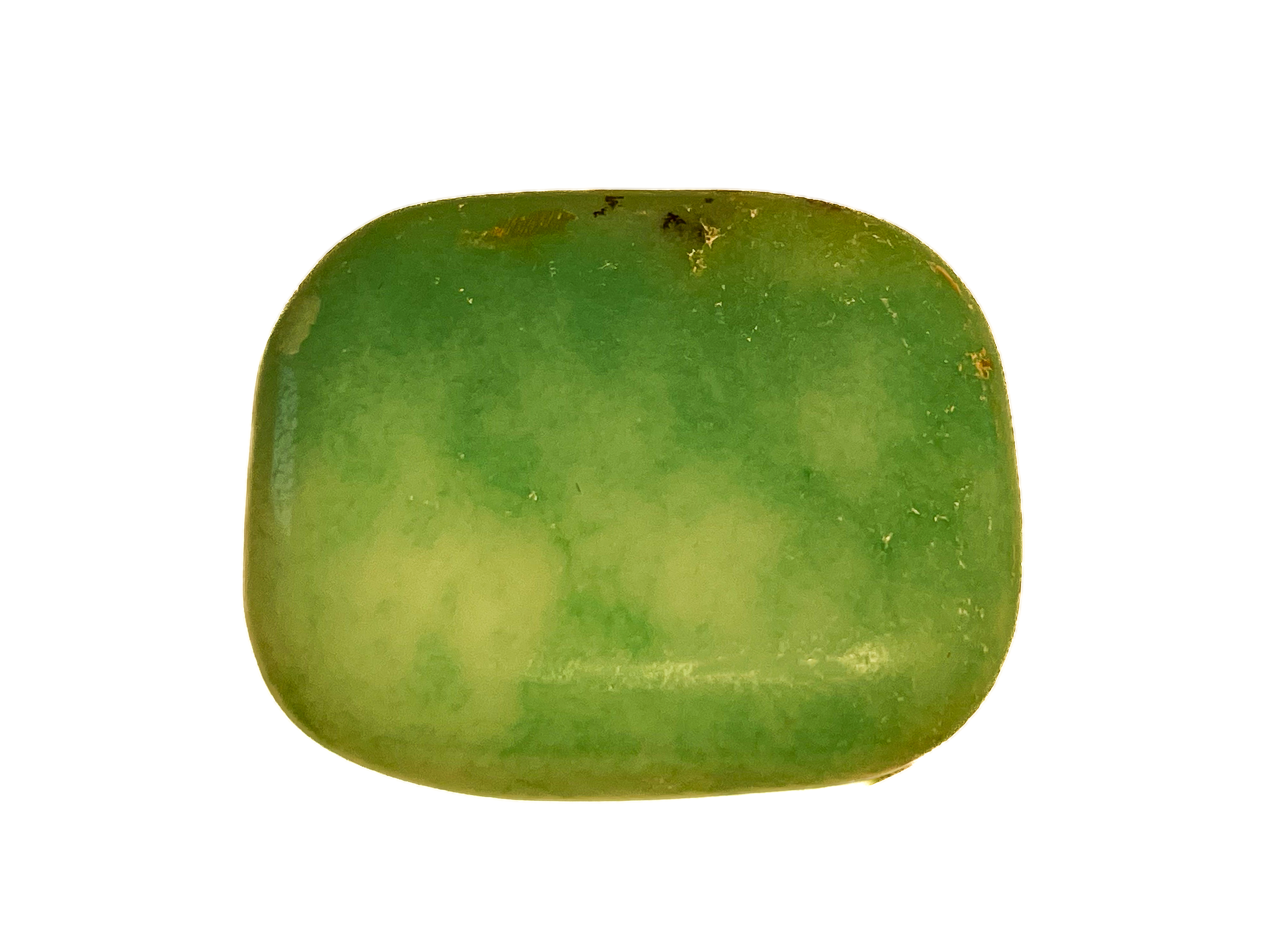 Chrysopras A+ ohne Lochung [ca.8x25x30 mm]