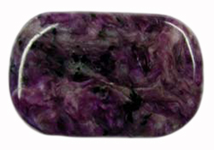 Charoit A+ mit Lochung  [ca.8x20x30 mm]