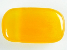 Calcit Orange A+ mit Lochung [ca.8x20x30 mm]