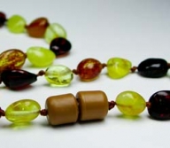 Naturbernstein mit Sicherheitsverschluss