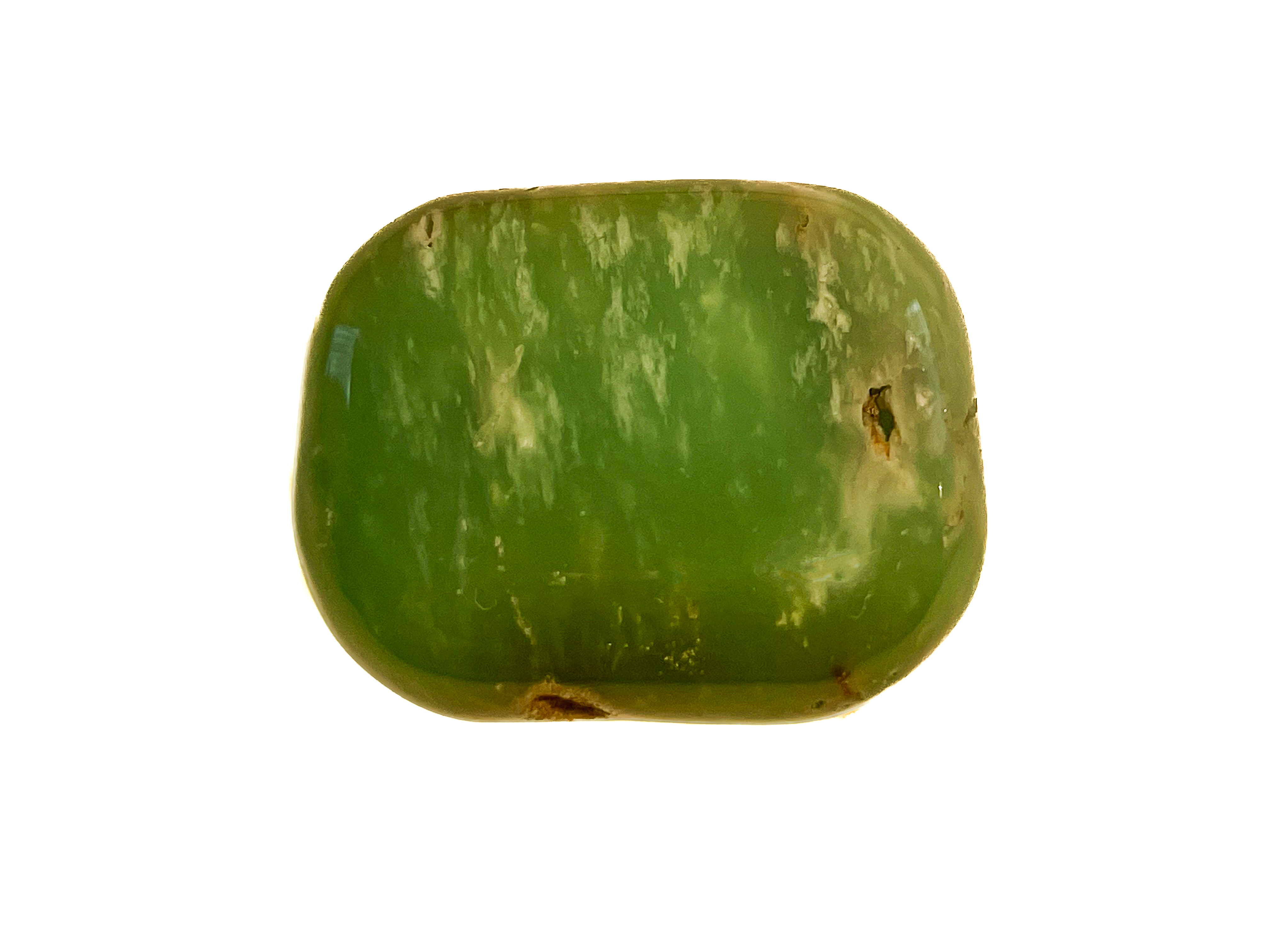 Chrysopras A+ ohne Lochung [ca.8x25x30 mm]