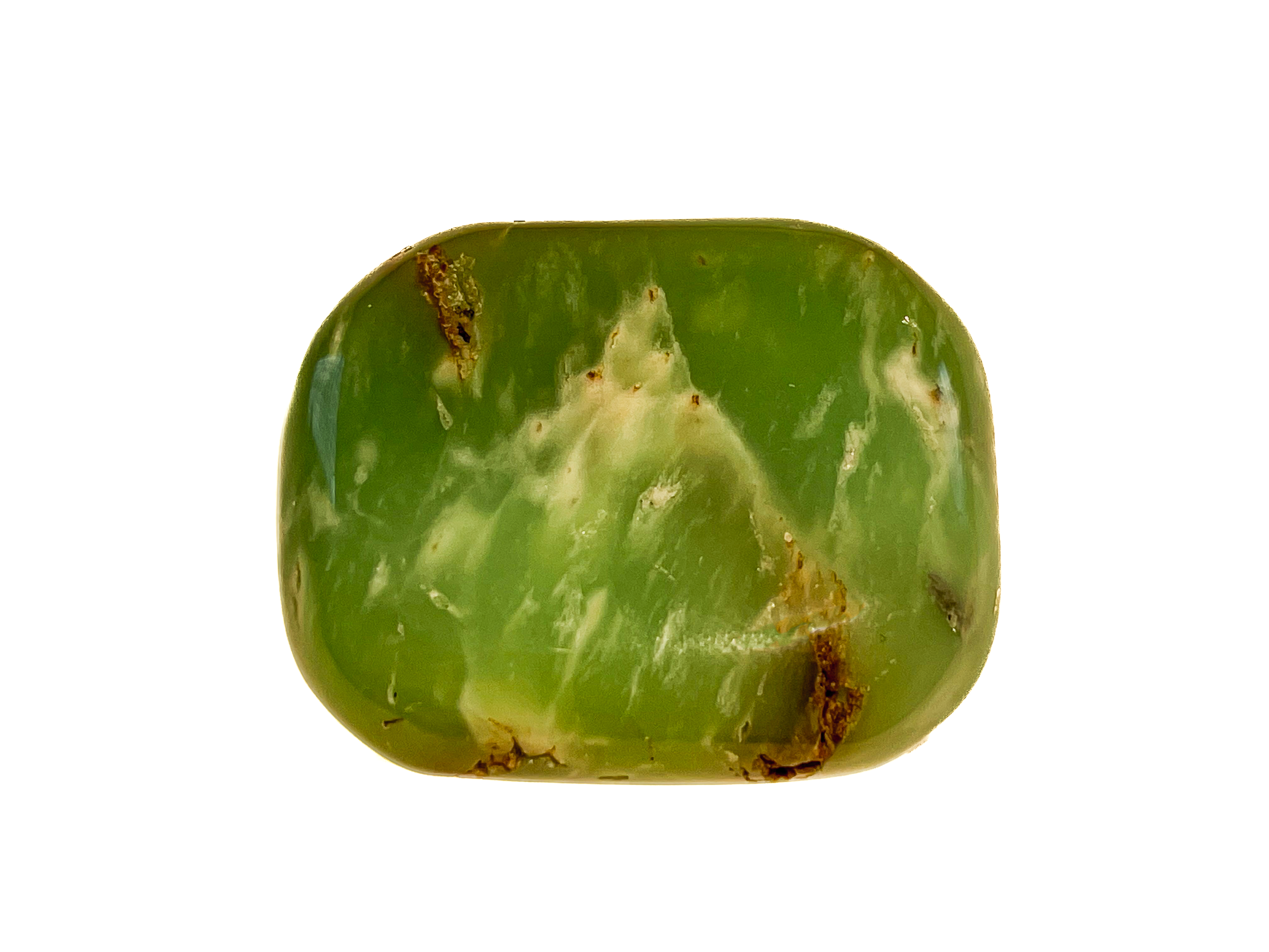 Chrysopras A+ ohne Lochung [ca.8x25x30 mm]