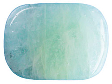 Aquamarin A+ mit Lochung [ca.8x20x30 mm]