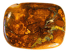 Boulderopal A+ mit Lochung [ca.8x30x40 mm]