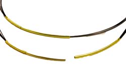 Halsreif mehrfädig schwarz