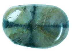 Chiastolith A+ mit Lochung [ca.8x20x30 mm]