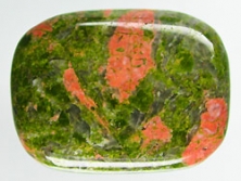 Epidot-Unakit A+ ohne Lochung [ca.8x30x40 mm]