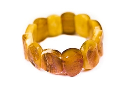 Armband Naturbernstein 18x24mm, Umfang 17cm