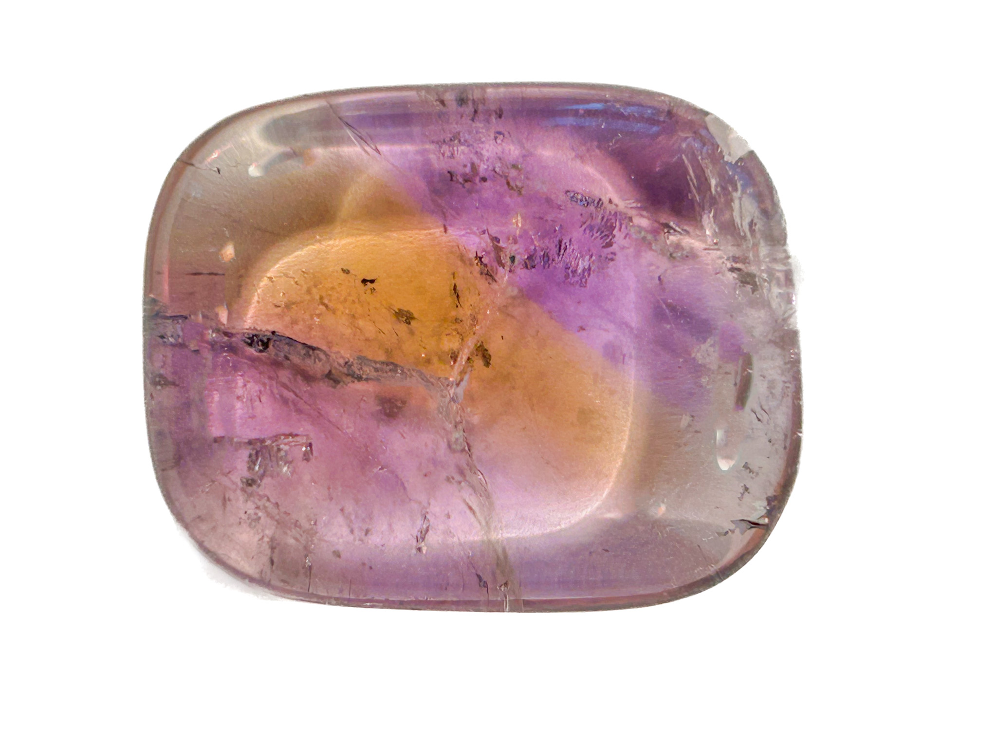 Ametrin A+ ohne Lochung [ca.8x25x30 mm]