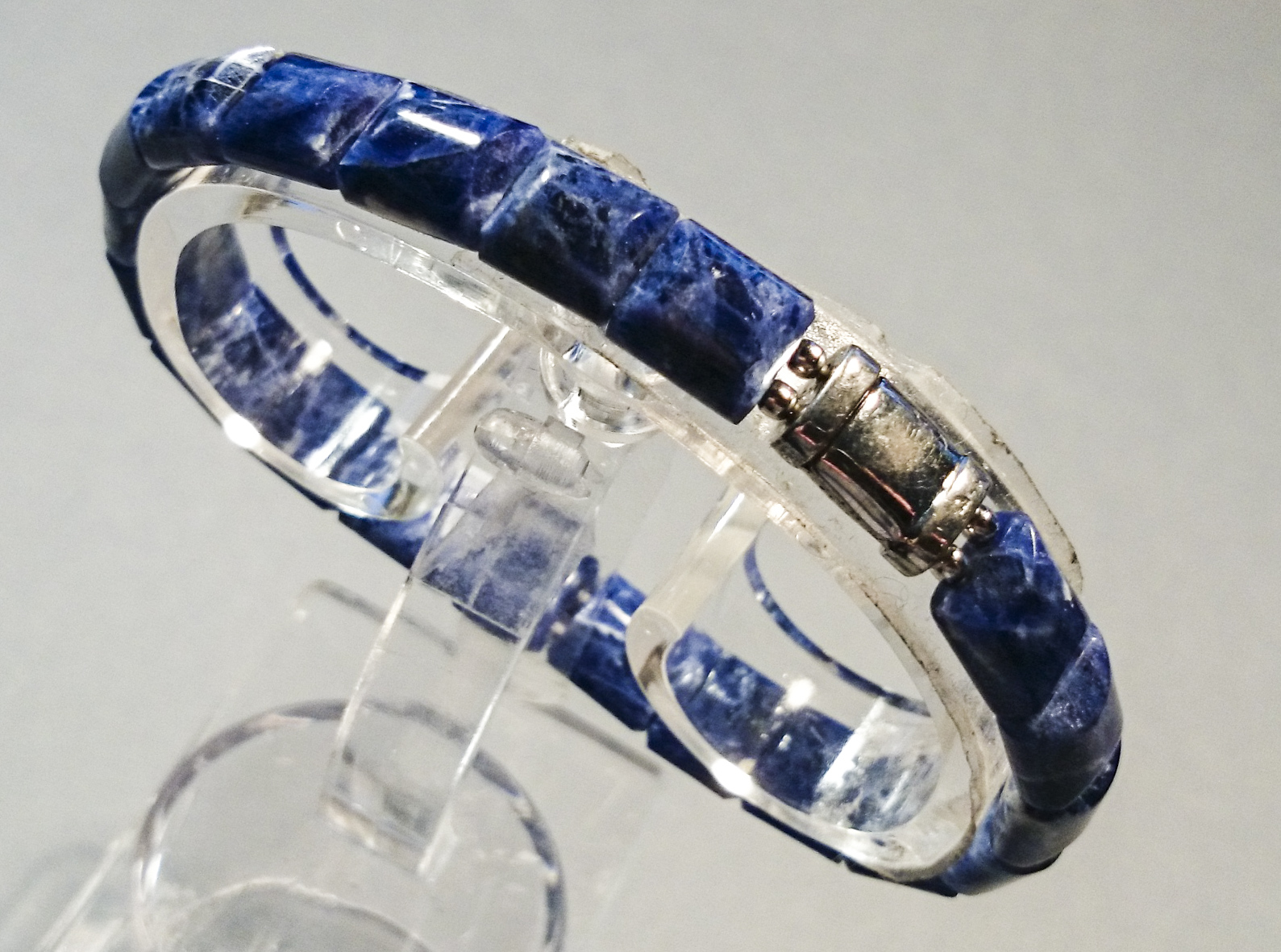 Armband Sodalith, Länge 18 cm