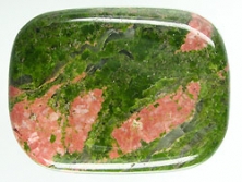 Epidot-Unakit A+ ohne Lochung [ca.8x30x40 mm]