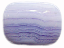 Chalcedon A+ mit Lochung [ca.8x20x30 mm]