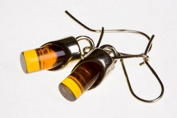 Ohrhänger 925 Silber Bernstein