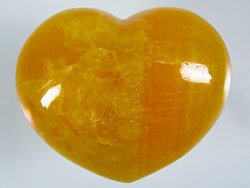 Herz Orange Calcit A+ 20x35x35mm