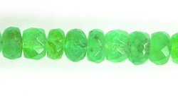 Smaragd fac. Rondellen Ø 3-5mm